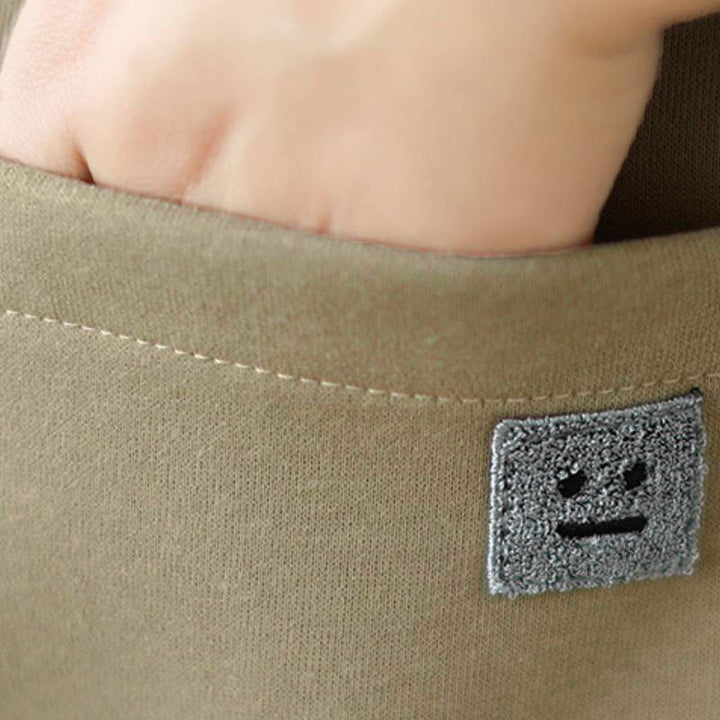 Buddha Stones Lässige, minimalistische, einfarbige Damenjacke mit Knopfleiste und Taschen für den Herbst - image 11