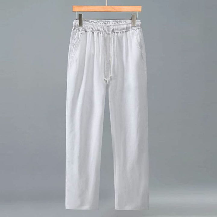 Buddha Stones 2-teiliges Set für Frühling und Herbst: Lässiges Herren-Meditationstuch mit Knopfleiste, einfarbigem Hemd und Hose, mit Taschen - image 17