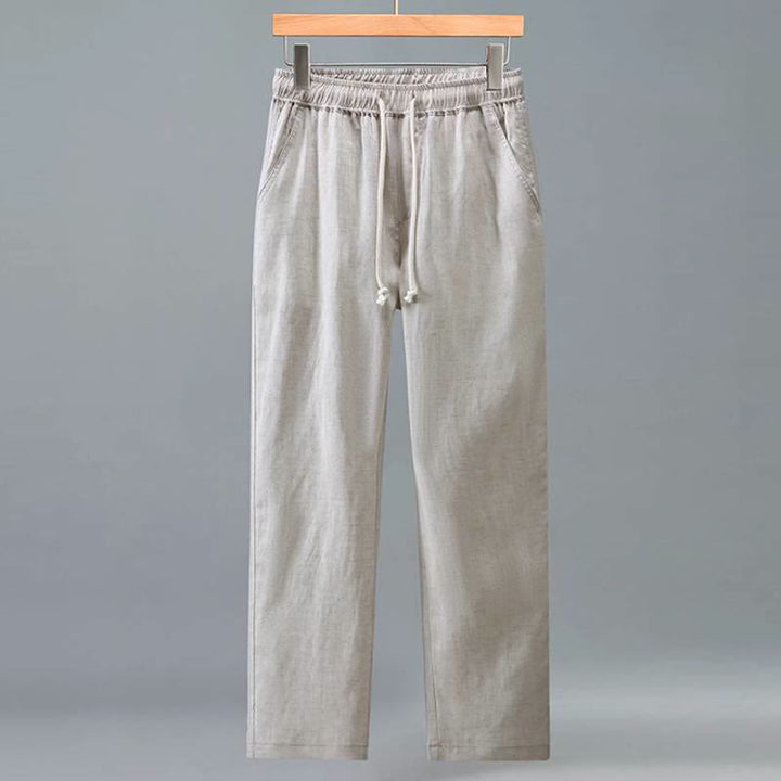 Buddha Stones 2-teiliges Set für Frühling und Herbst: Lässiges Herren-Meditationstuch mit Knopfleiste, einfarbigem Hemd und Hose, mit Taschen - image 7