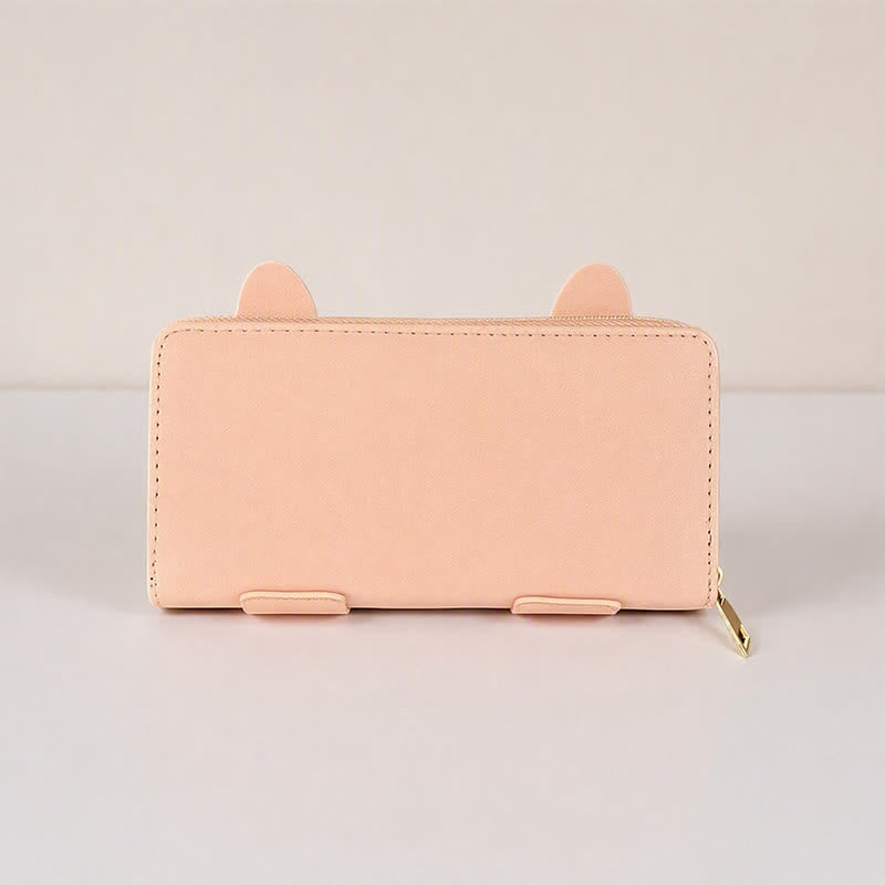 Buddha Stones Handtasche aus PU-Leder mit langem Reißverschluss, Modell Sweet Kitten - image 6