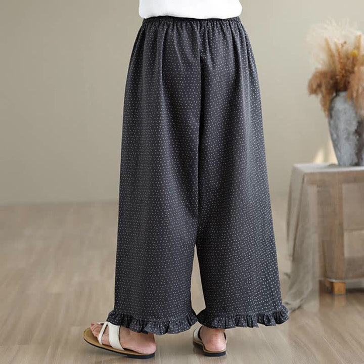 Buddha Stones Lässige, geblümte Cropped-Hose für Damen – gerades Bein, mit Tasche – ideal für Frühling und Sommer - image 4