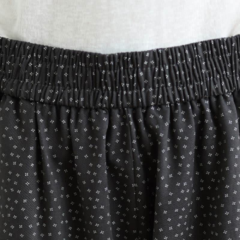 Buddha Stones Lässige, geblümte Cropped-Hose für Damen – gerades Bein, mit Tasche – ideal für Frühling und Sommer - image 7