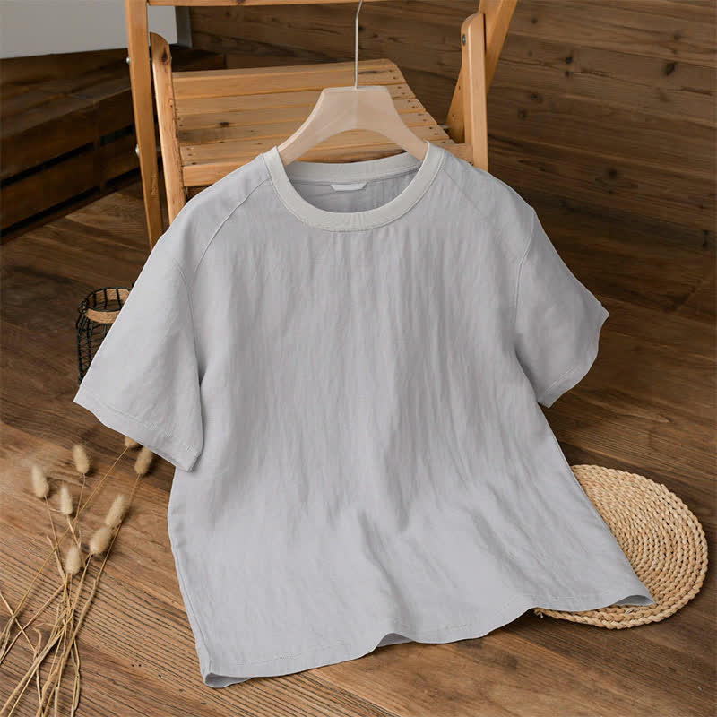 Buddha Stones Lässige, sommerliche Herren-T-Shirts im Vintage-Look mit kurzen Ärmeln - Weißer Rauch - US/UK/AU42, EU52 (3XL) - image 6