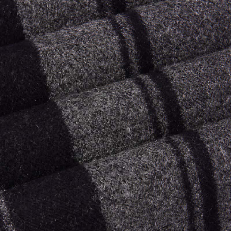 Buddha Stones Klassische, karierte, weiche Strickschals für Herbst und Winter - image 2