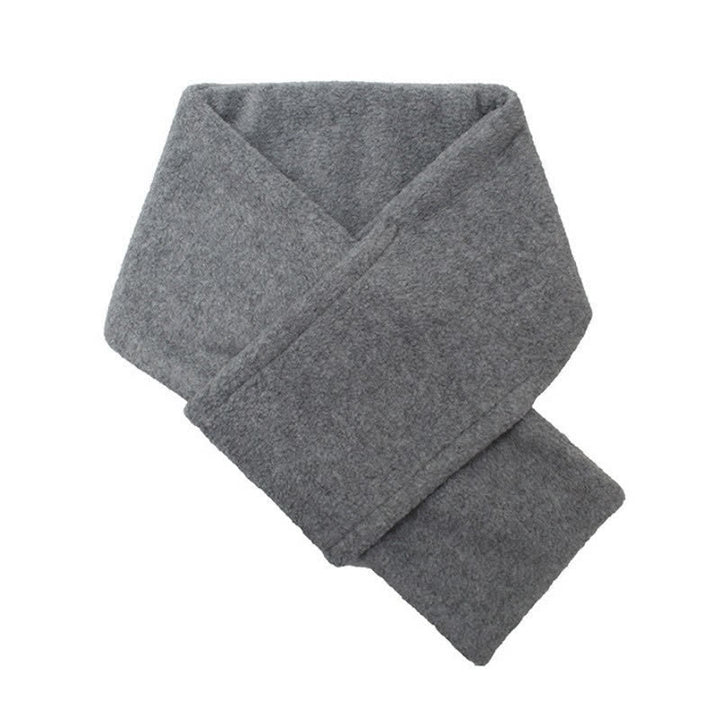 Buddha Stones ​​Herbst-Winter-Plüsch-Nackenwärmer mit gekreuzter Vorderseite, minimalistischer Herrenschal - image 15