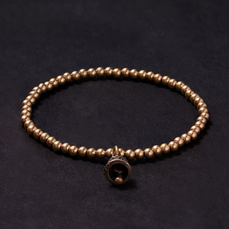 Buddha Stones Kupferperlen-Glockenanhänger-Armband - image 2