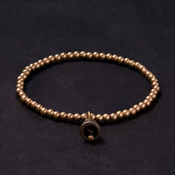 Buddha Stones Kupferperlen-Glockenanhänger-Armband - image 2