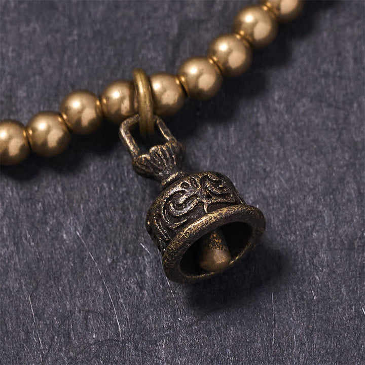 Buddha Stones Kupferperlen-Glockenanhänger-Armband - image 3