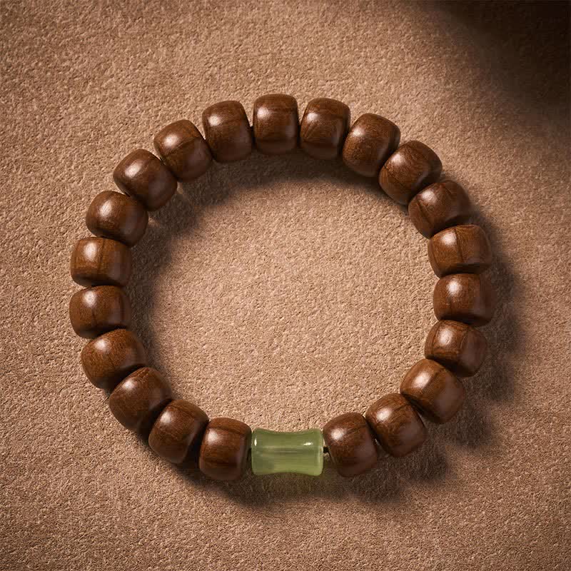 Buddha Stones Abelia Biflora Schutz Vintage Gebetsperlen-Charm-Armband - image 1