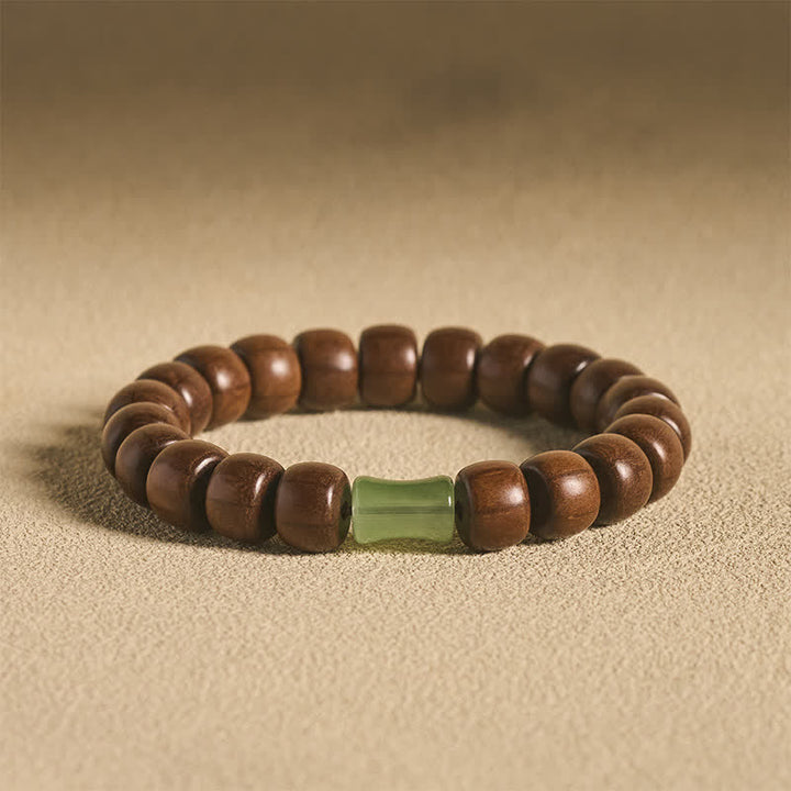 Buddha Stones Abelia Biflora Schutz Vintage Gebetsperlen-Charm-Armband - Abelia Biflora Holz (Sicherheit ♥ Schutz) - image 0