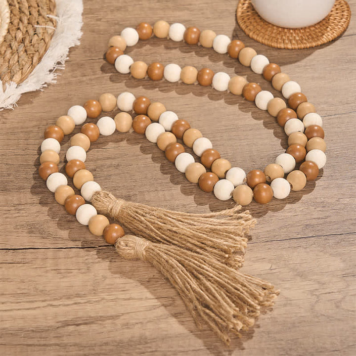 Buddha Stones Boho-Landhausstil, Perlenquasten-Akzent, Achtsames Wohnen - image 15