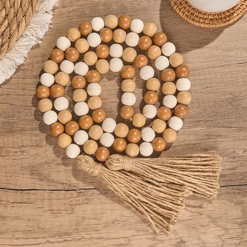 Buddha Stones Boho-Landhausstil, Perlenquasten-Akzent, Achtsames Wohnen - 148 cm - image 14