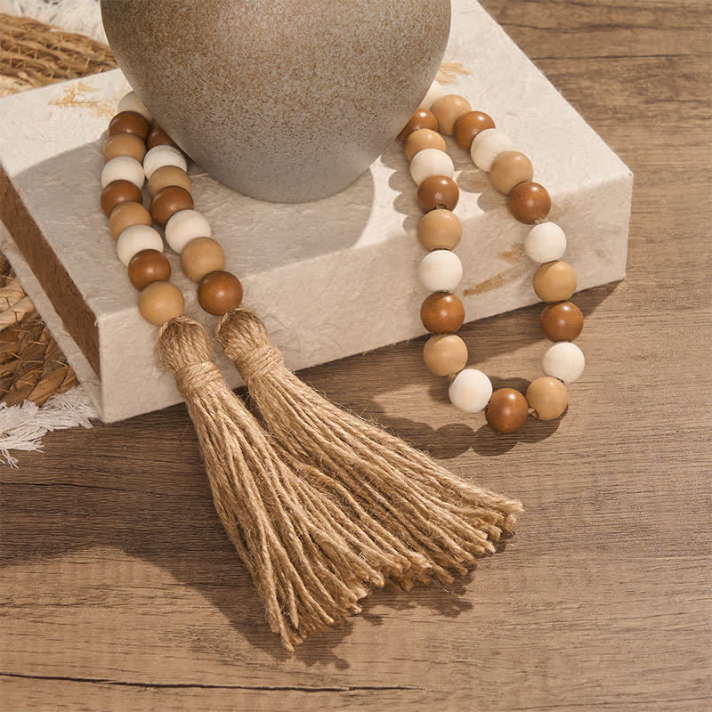 Buddha Stones Boho-Landhausstil, Perlenquasten-Akzent, Achtsames Wohnen - image 11