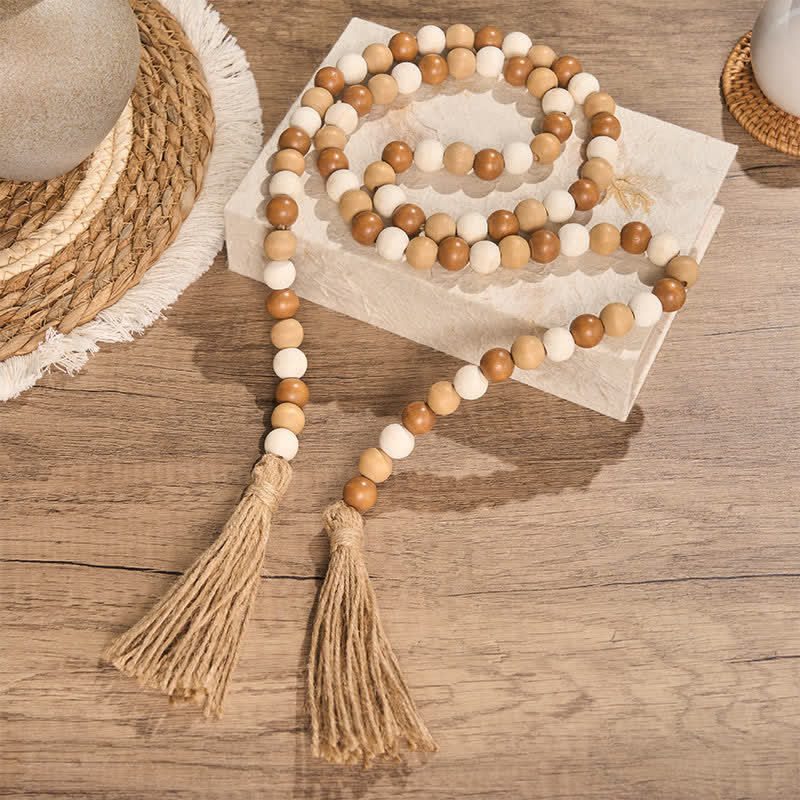 Buddha Stones Boho-Landhausstil, Perlenquasten-Akzent, Achtsames Wohnen - image 16