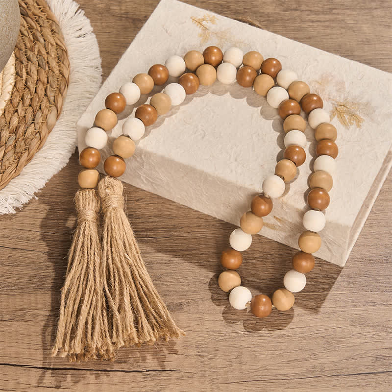 Buddha Stones Boho-Landhausstil, Perlenquasten-Akzent, Achtsames Wohnen - image 10