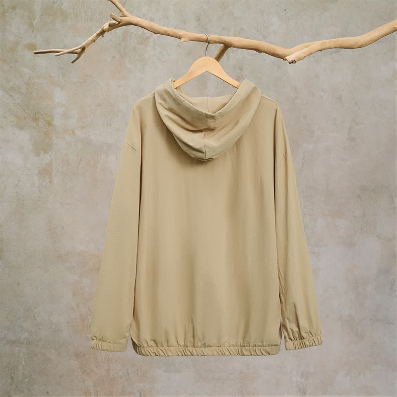 Buddha Stones Lässiges Herren-Langarmshirt mit Kapuze, Kordelzug und Tasche – perfekt für den Herbst. - image 12