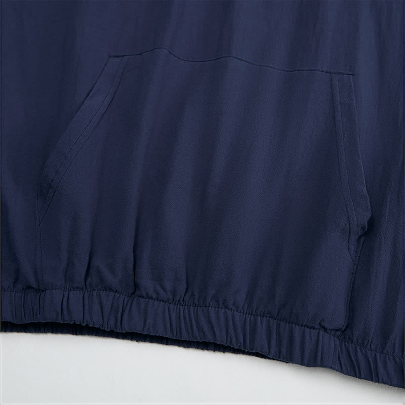 Buddha Stones Lässiges Herren-Langarmshirt mit Kapuze, Kordelzug und Tasche – perfekt für den Herbst. - image 7