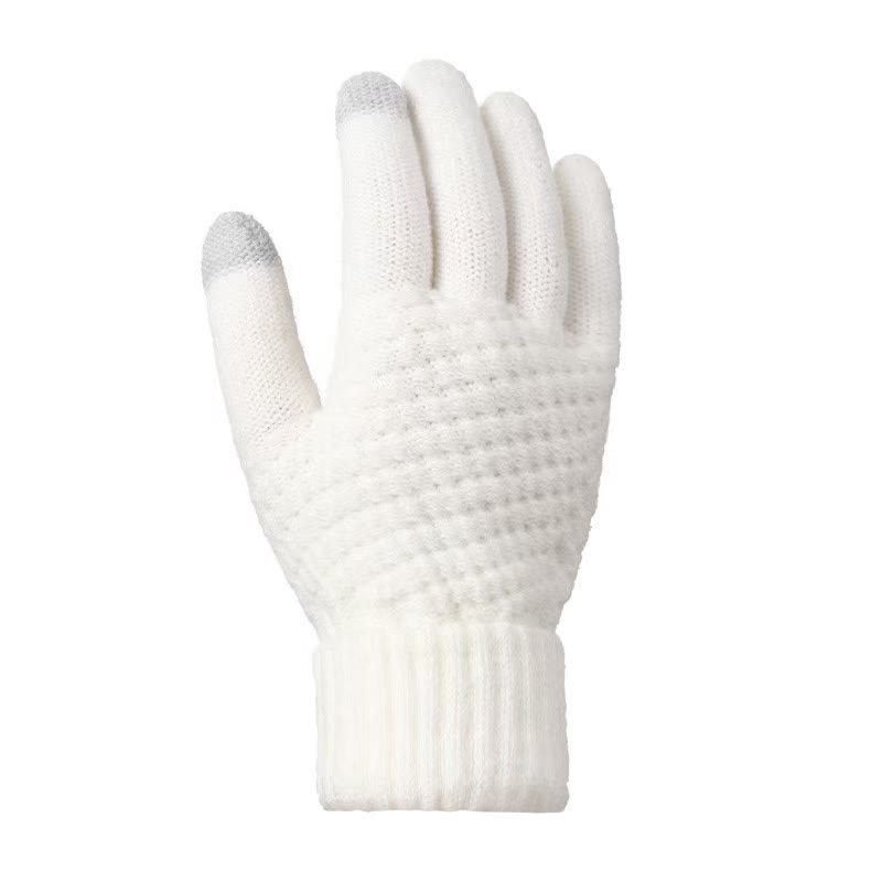 Buddha Stones 3-teiliges Set für Herbst und Winter: Gerippter Strickschal, Handschuhe und Mütze für Damen - image 11
