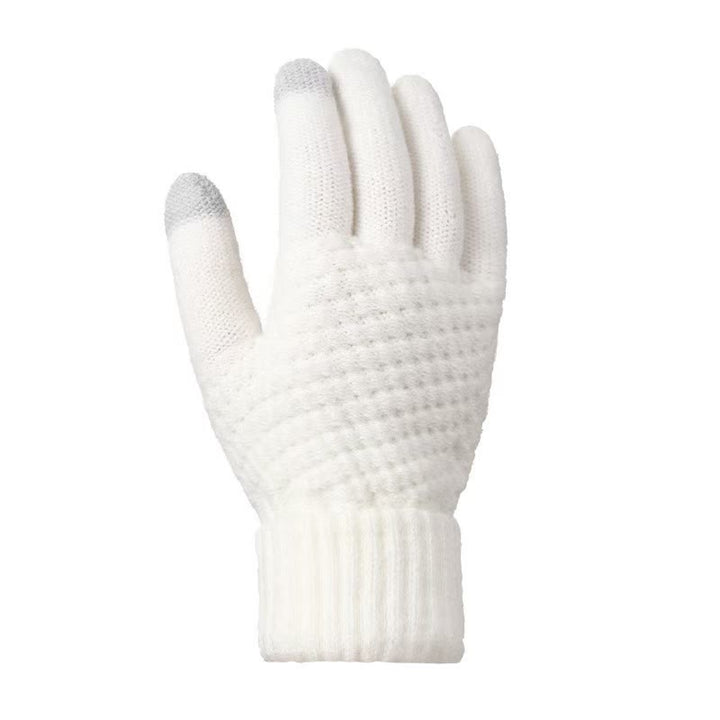 Buddha Stones 3-teiliges Set für Herbst und Winter: Gerippter Strickschal, Handschuhe und Mütze für Damen - image 11