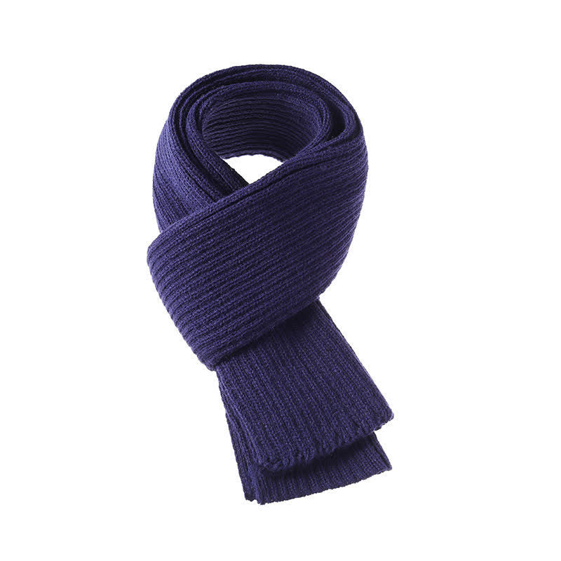 Buddha Stones 3-teiliges Set für Herbst und Winter: Gerippter Strickschal, Handschuhe und Mütze für Damen - image 7