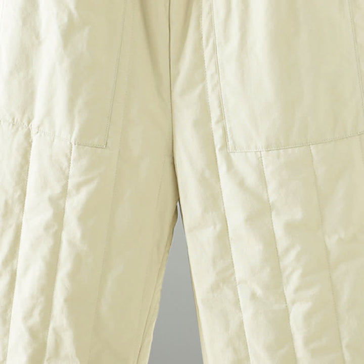 Buddha Stones Lässige, einfarbige Knöchelhose für Damen – gerades Bein, mit Taschen – für Herbst und Winter - image 16