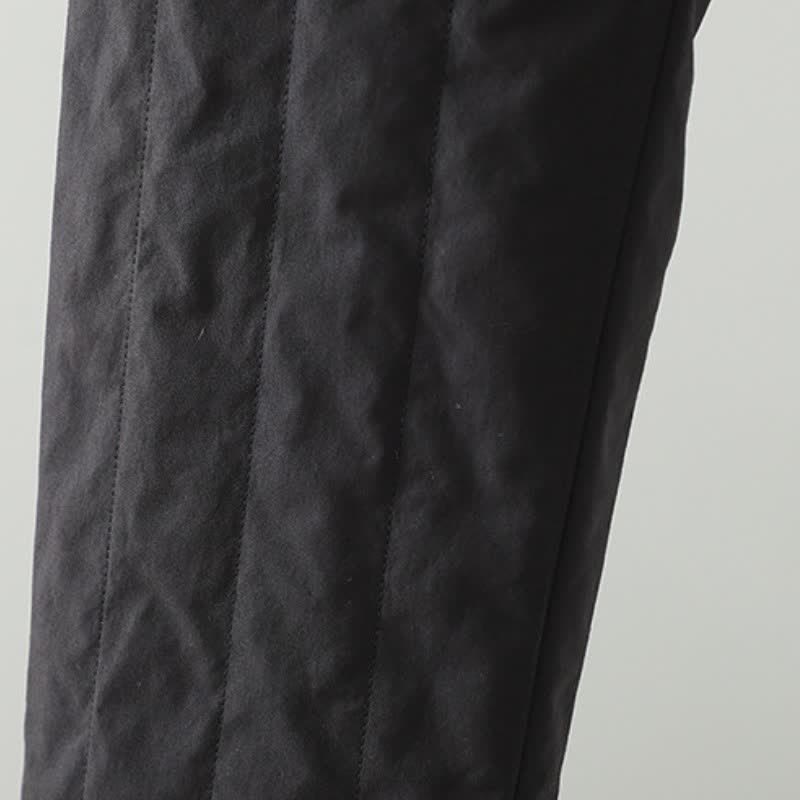 Buddha Stones Lässige, einfarbige Knöchelhose für Damen – gerades Bein, mit Taschen – für Herbst und Winter - image 8