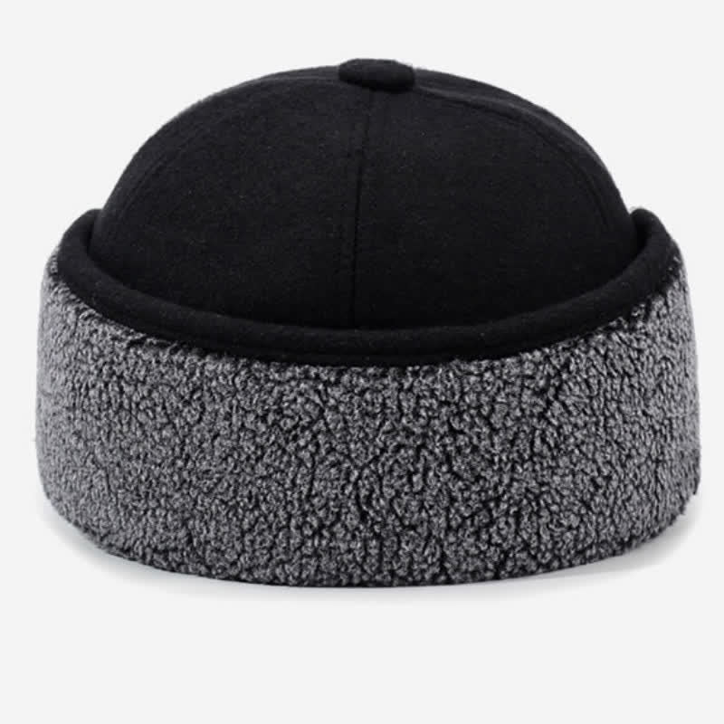 Buddha Stones Wintermütze mit Plüschbesatz und Ohrenklappe im Baseball-Stil für Herren - image 5