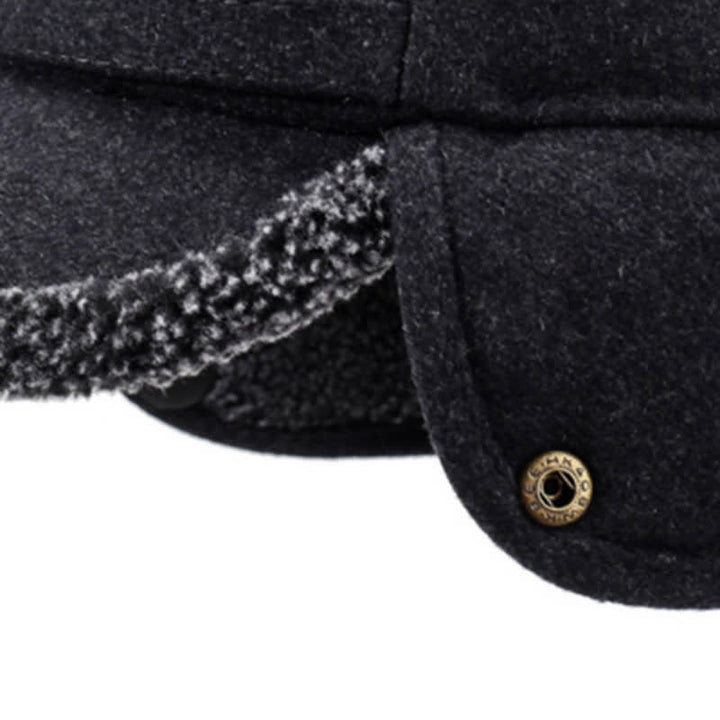 Buddha Stones Wintermütze mit Plüschbesatz und Ohrenklappe im Baseball-Stil für Herren - image 9