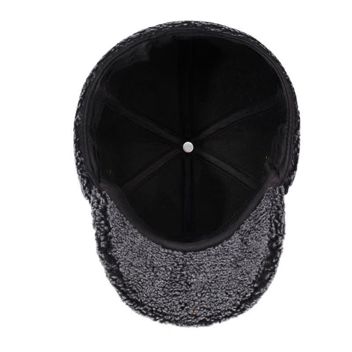 Buddha Stones Wintermütze mit Plüschbesatz und Ohrenklappe im Baseball-Stil für Herren - image 6