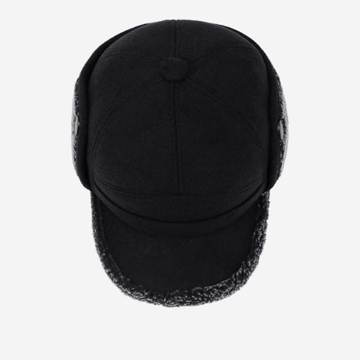 Buddha Stones Wintermütze mit Plüschbesatz und Ohrenklappe im Baseball-Stil für Herren - image 12