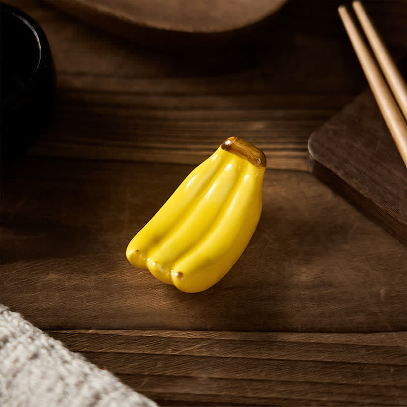 Buddha Stones Mini-Essstäbchenhalter aus Keramik in Fruchtform - image 24