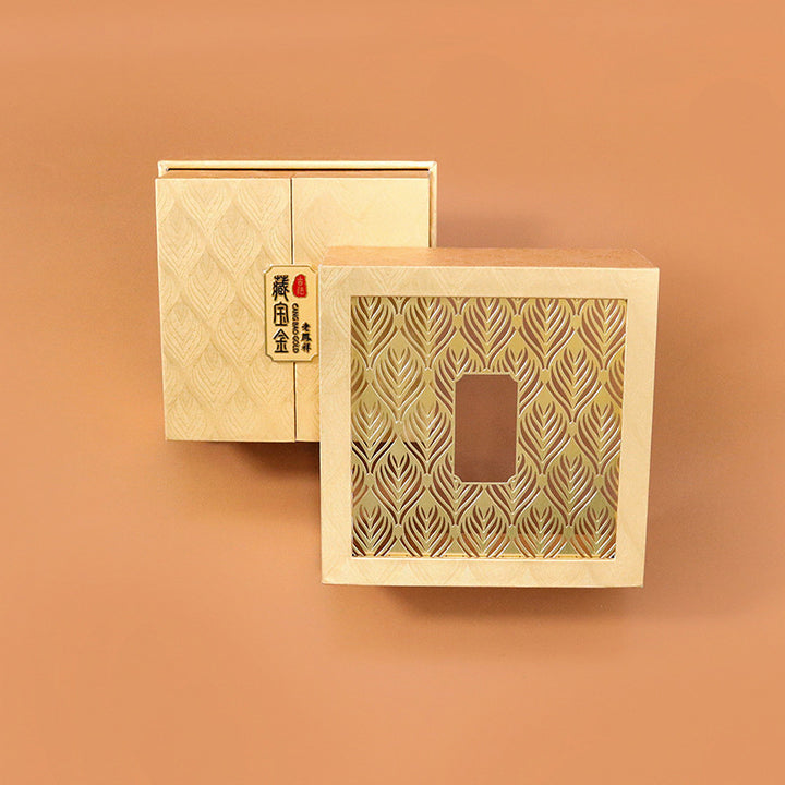 Retro-Schmuckaufbewahrungsbox mit Federmuster, Geschenkbox - image 7