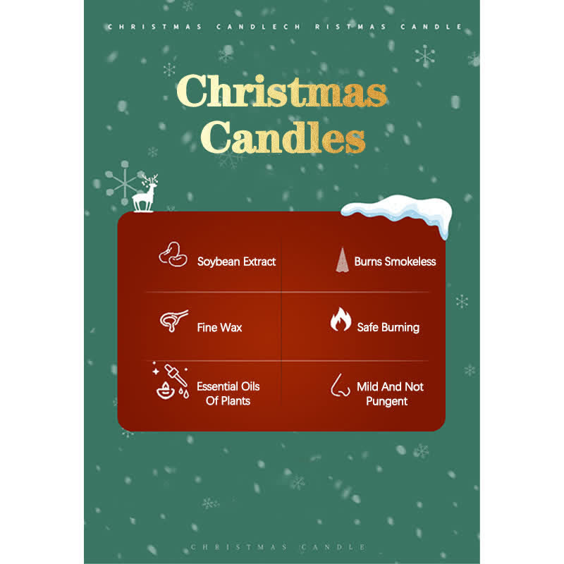 Weihnachtsbaum-duftende Sojawachskerze, Geschenk für Familienfreunde - image 37