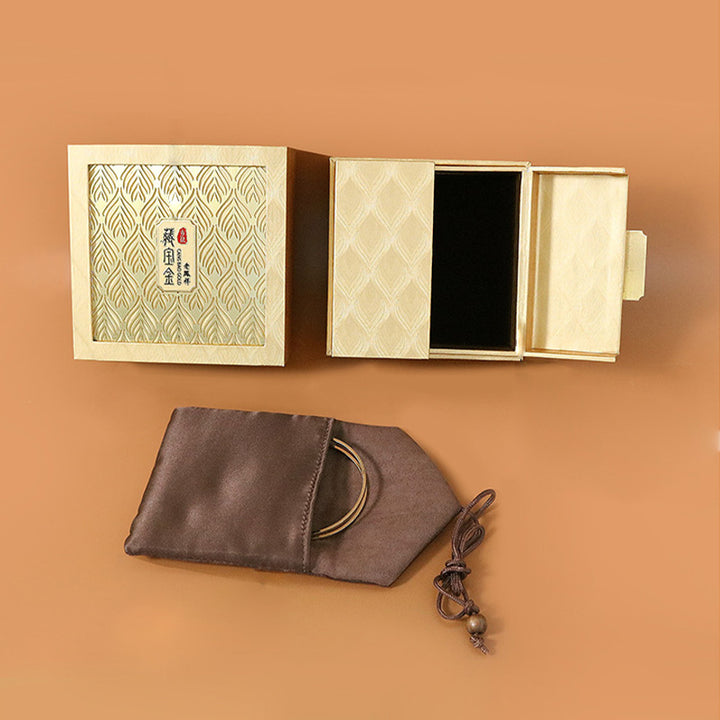 Retro-Schmuckaufbewahrungsbox mit Federmuster, Geschenkbox - image 12