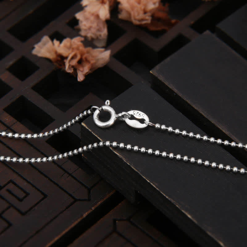 925 Sterling Silber Om Mani Padme Hum Gebetsmühle Reinheit drehbarer Halskettenanhänger - 55 cm – 925 Sterling Silber Kette - image 10