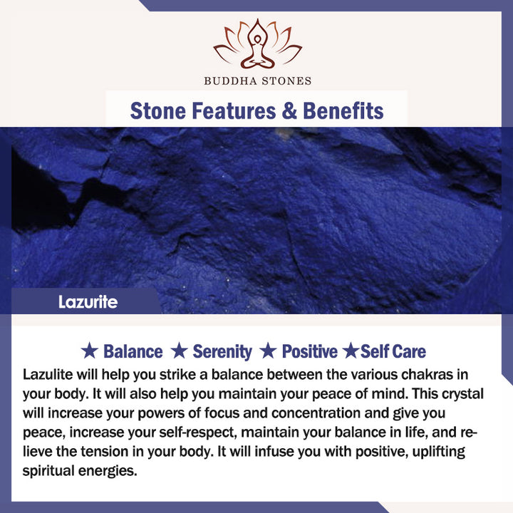 Buddha Stones Zen Cairn Labradorit Verschiedene Kristalle Calm Anhänger Halskette - image 19