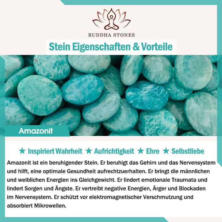 Buddha Stones Naturstein Meeresschildkröte Türkis Segensarmband