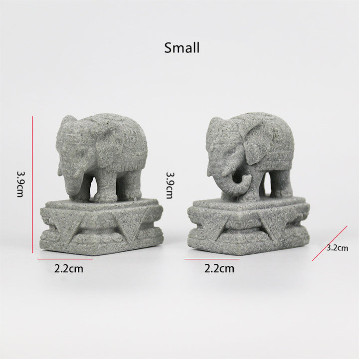 Buddha Stones, Löwe, Fu, Foo, Hunde, Elefant, zur Abwehr böser Segen, Heimdekoration - image 14