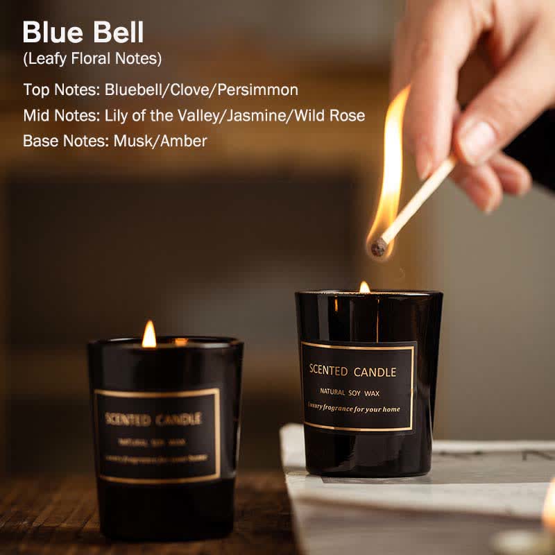 Blue Bell Pear Freesia Duft Meditation Gebet Duftende Aromatherapie Sojawachskerze - Blue Bell (Blumenduft) - image 2