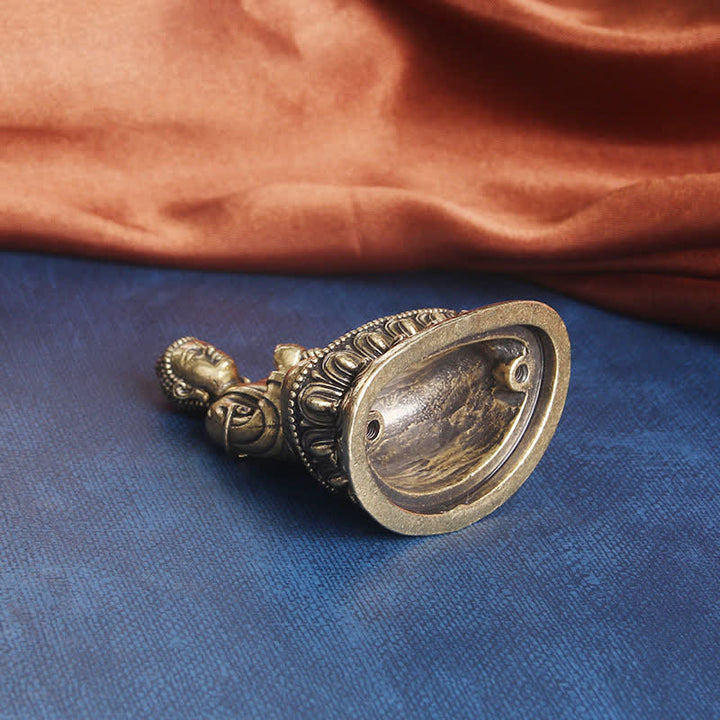 Tathagata Buddha Serenity Kupfer Statue Dekoration - image 6