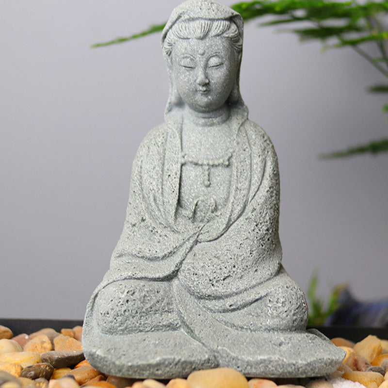 Buddha Stones Avalokitesvara Statue Segen Heimdekoration - image 10