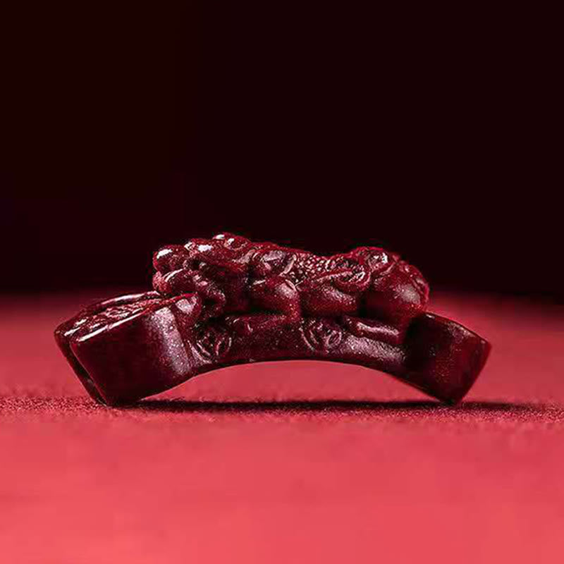Buddha Stones Handgefertigtes PiXiu Cinnabar Wealth Luck geflochtenes Armband - image 7