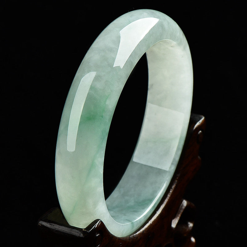 Buddha Stones, natürlicher Jade-Armreif, Wohlstand, Reichtum, Glück - image 2