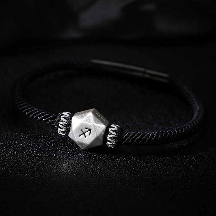 Buddha Stones 999 Sterling Silber 12 Sternbilder des Tierkreises Schutz Handgefertigtes Schnurarmband - image 17