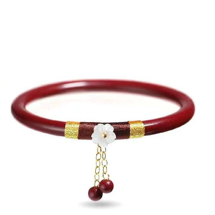 Armreif mit Buddha Stonesn, 2 Stück, Zinnober-Blume, Segen, Charm-Armband - image 3