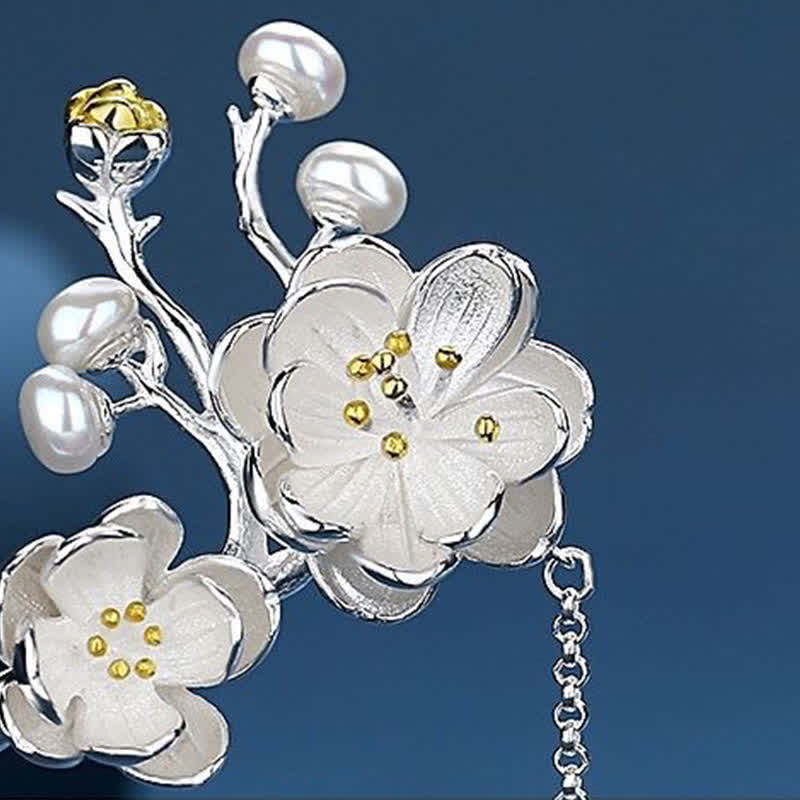 Pflaumenblüten-Schmetterlings-Liebes-Freiheits-Quasten-Haarnadel - image 5