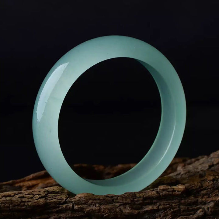 Buddha Stones, natürlicher Jade-Armreif, Glück, Heilung, Wohlstand - image 10