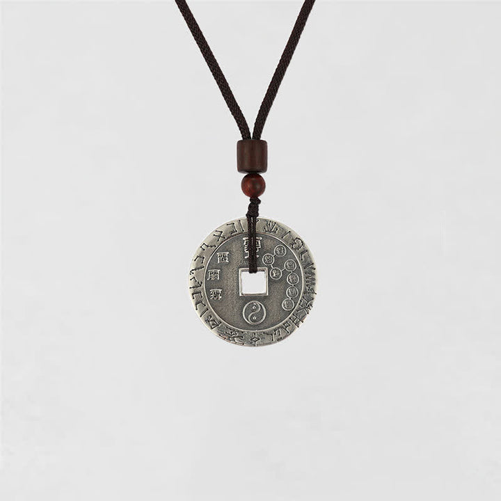 Buddha Stones, Bagua-Yin-Yang-Kupfermünze, Stern-Balance-Energie-Halskettenanhänger - image 14
