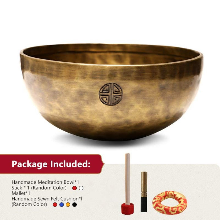 Mond-Regenbogen-Vollmond-Klangschale, handgefertigt für Heilung und Meditation, Klangschalen-Set mit positiver Energie - 7,87 Zoll (20 cm) - image 6