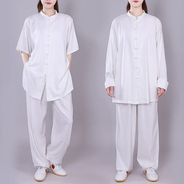 Tai Chi Qigong Meditation Gebet Spirituelle Zen Praxis Unisex Baumwoll-Leinen-Kleidungsset - image 1